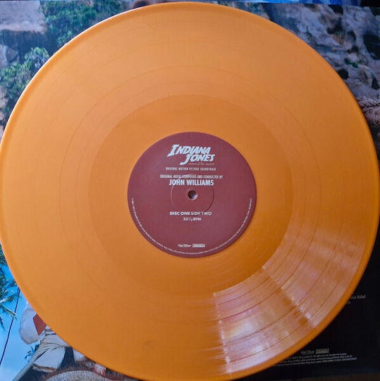 O.s.t John Williams Indiana Jones Temple Doom 2lp Orange Vinyl