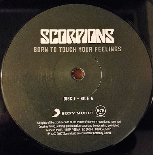 Scorpions Born To Touch Your Feelings 2 Vinyl