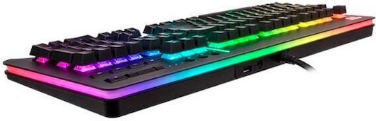Thermaltake Level 20 Gaming Mechanical Keyboard with Cherry MX Blue switches and RGB lighting (English US) Titanium