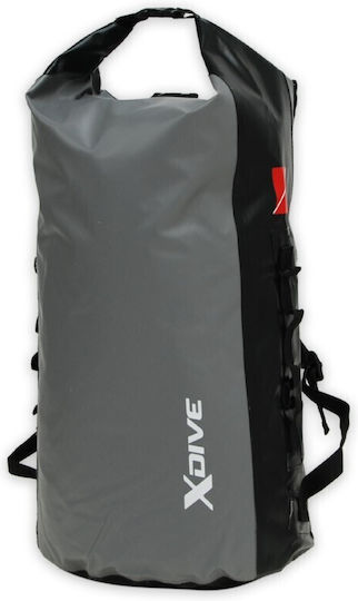 Xdive 45lt Trockentasche Grau Schwarze Schultergurte