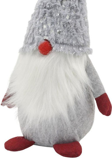 Christmas Wooden Figure Grey Dwarf Height 45cm