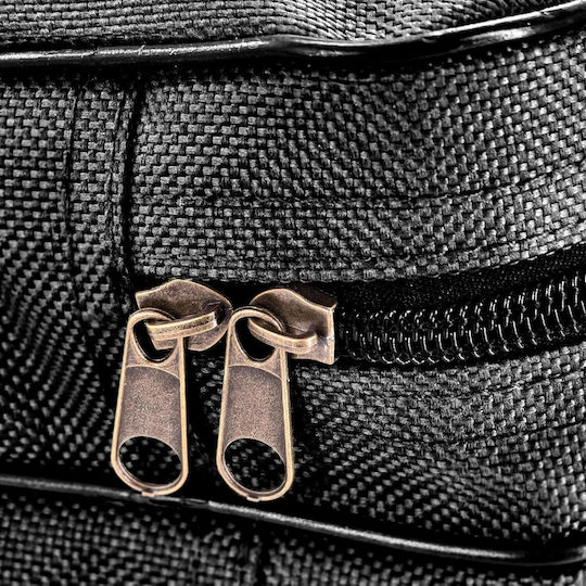 Relaxdays Large Fishing Rod Bag with 3 Compartments 2 Pockets 150 cm Black 10052409_8150