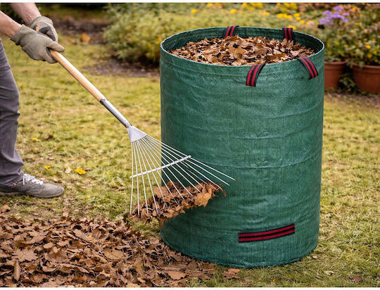Sac de Colectare a Frunzelor 120l Mânere Întărite Reutilizabil