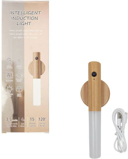 Light Modern Wall Lamp with Integrated LED and Warm White Light 18x2.5cm