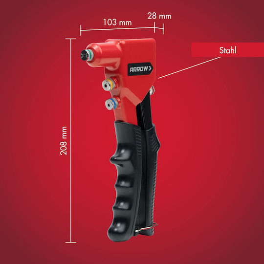 Arrow 200307 Riveter Gun Type 208mm Length