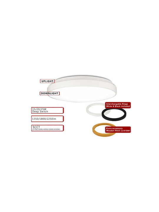 Universe Ceiling Mount Light Bathroom 35cm with Integrated LED