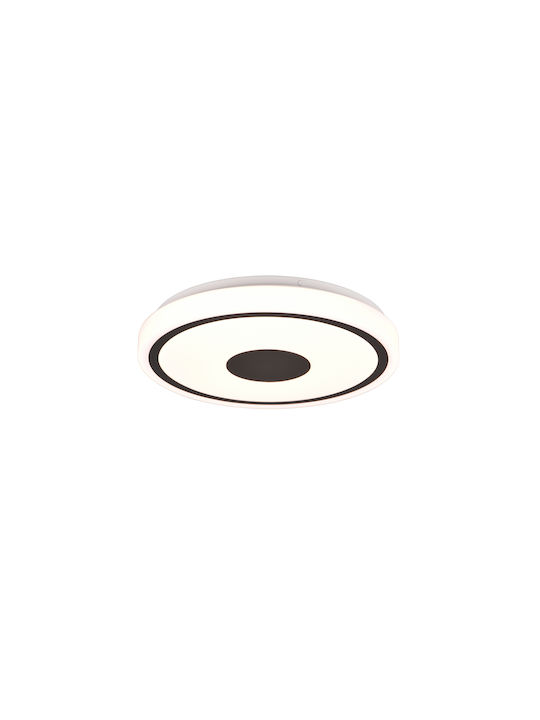 Trio Lighting Deckenleuchte 33cm Schwarz mit Integrierter LED