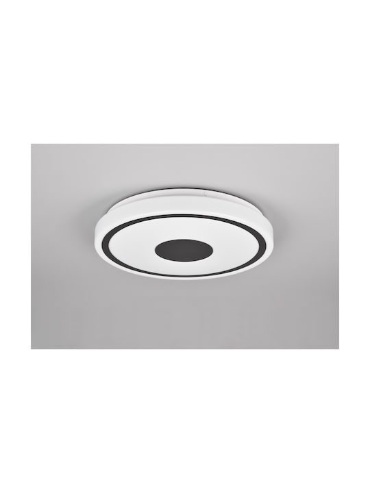 Trio Lighting Deckenleuchte 33cm Schwarz mit Integrierter LED