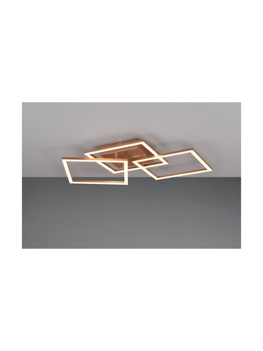 Trio Lighting Plafonieră de Tavan 44.6buc Maro cu LED Integrat