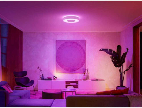 Philips Smart Deckenleuchte 42.5cm Weiß mit Integrierter LED und Fernbedienung