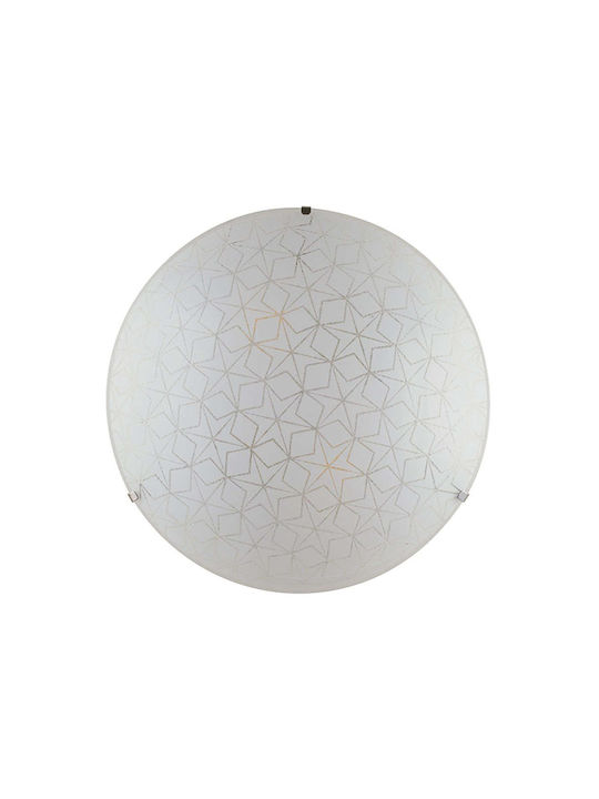Fan Europe Esagram-PL50 Ceiling Mount Light 50cm White with Socket E27
