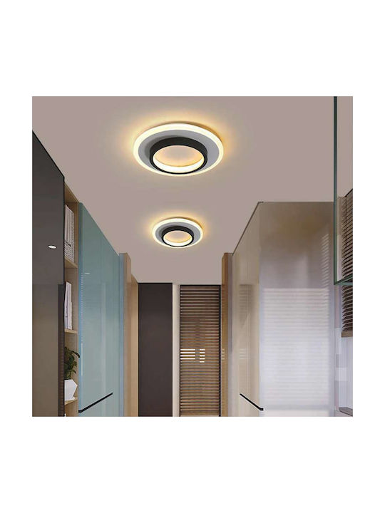 Atman Nantes Ceiling Mount Light 23cm White with Integrated LED
