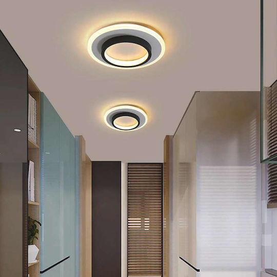Atman Nantes Ceiling Mount Light 23cm White with Integrated LED