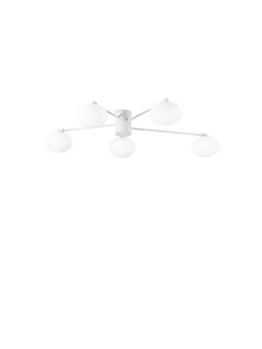 Ideal Lux Hermes Deckenleuchte 90cm Gelb mit Fassung G9