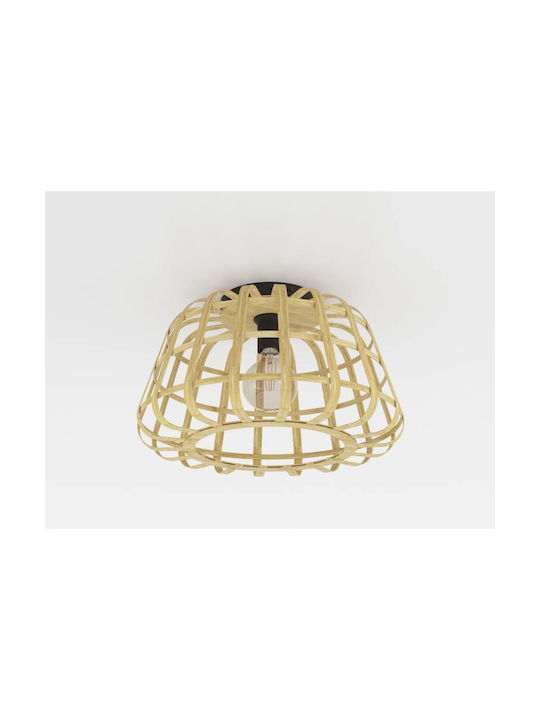Eglo Montezuelo Ceiling Mount Light 45cm Beige with Socket E27