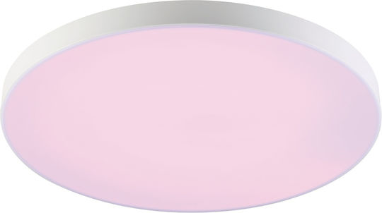 Eglo Turcona Smart Ceiling Mount Light 45cm White with Integrated LED and Remote Control
