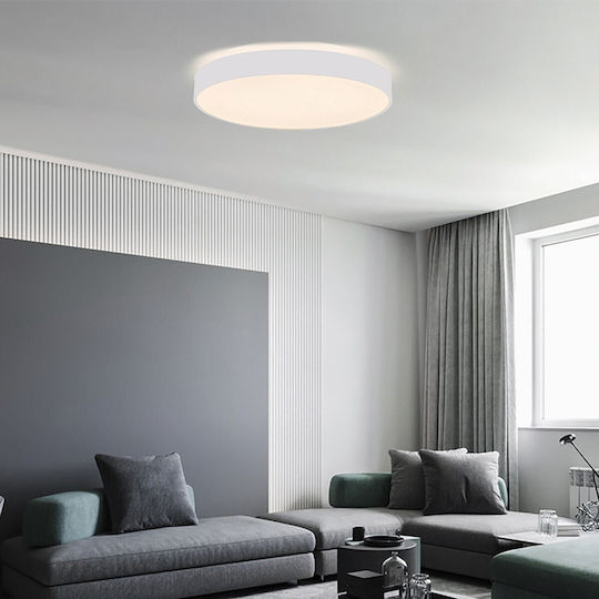 VK Lighting Таванно осветление 60бр Бяла с Вграден LED