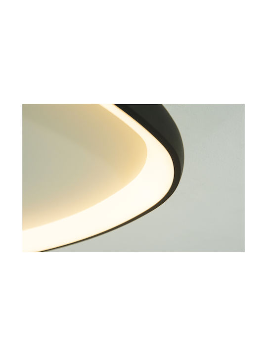 Zambelis Lights Ceiling Mount Light 60cm Black with Integrated LED
