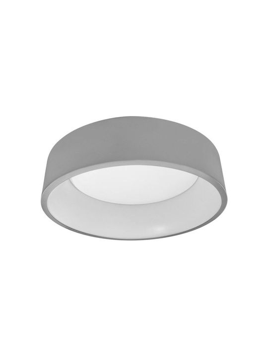 Ledvance Orbis Cylinder Smart Πλαφονιέρα Οροφής 45εκ. Λευκή με Ενσωματωμένο LED και Τηλεχειριστήριο