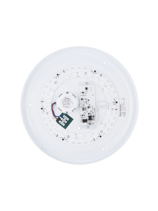 Globo Lighting Sully Ceiling Mount Light 38cm Black with Integrated LED and Remote Control