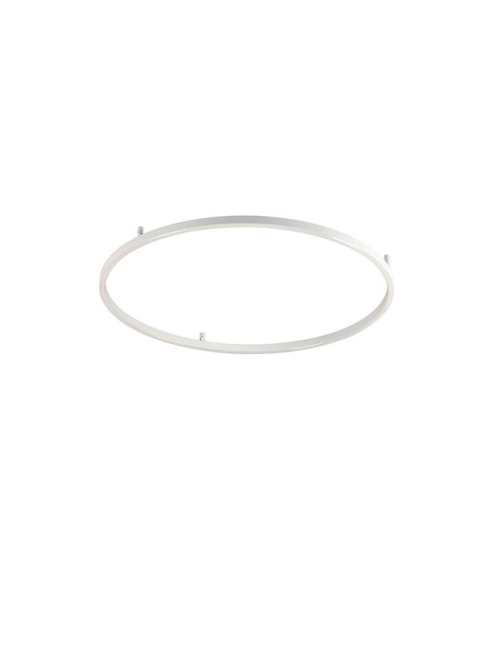 Ideal Lux Πλαφονιέρα Οροφής Μαύρη με Ενσωματωμένο LED