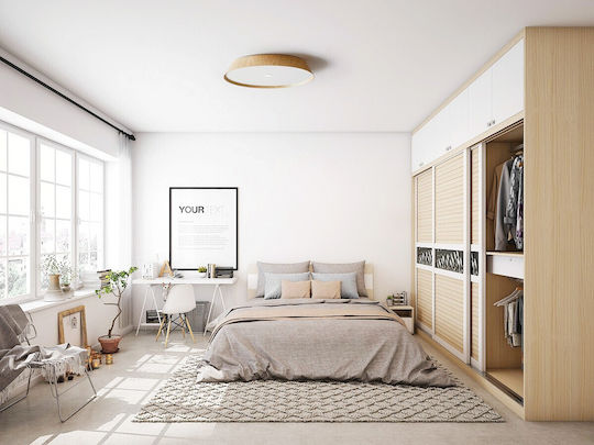 VK Lighting Plafonieră de Tavan 61buc Maro cu LED Integrat