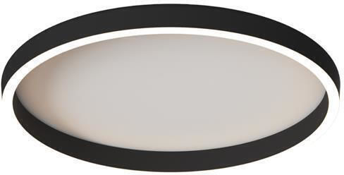 Zambelis Lights Πλαφονιέρα Οροφής Μαύρη με Ενσωματωμένο LED