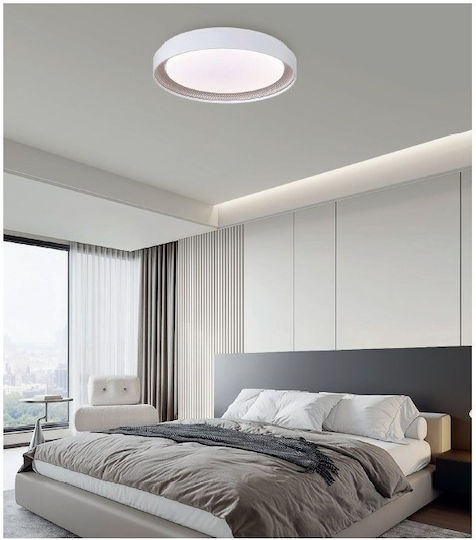 Sun Light Таванно осветление Бяла с Вграден LED и Дистанционно Управление