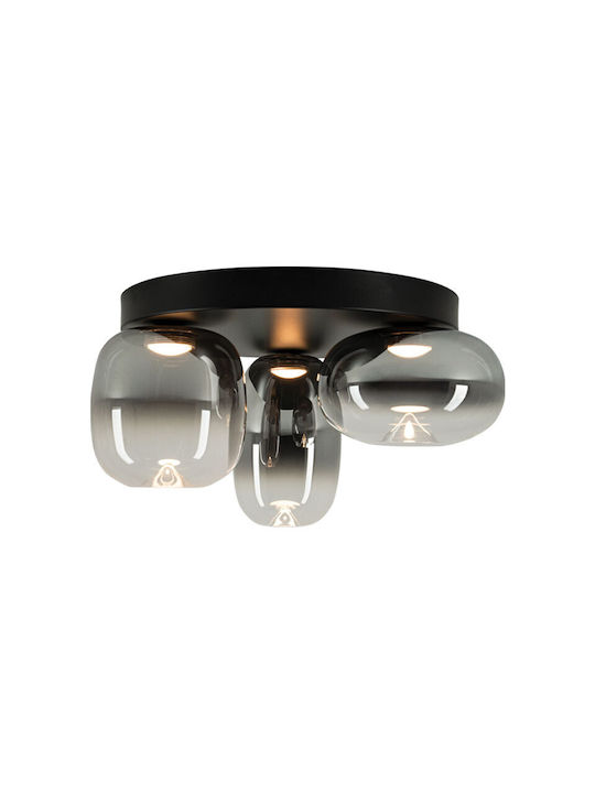 Zambelis Lights Ceiling Mount Light 44cm Grey with Integrated LED