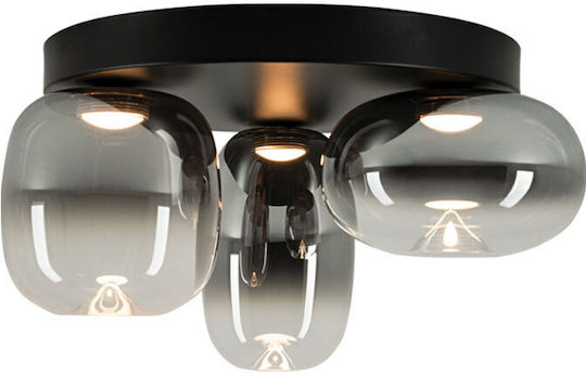 Zambelis Lights Luminiță De Tavan Montată 44cm Gri Cu LED Integrat