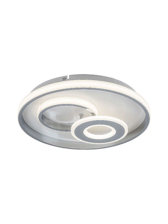 Rabalux Celinda Ceiling Mount Light 40cm Silver with Integrated LED