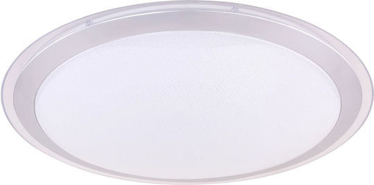 Globo Lighting Inteligent Plafonieră de Tavan 53buc Albă cu LED Integrat și Telecomandă