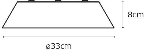 VK Lighting Plafonieră de Tavan 33buc Bej cu LED Integrat