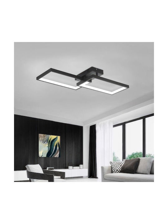 Braytron Ceiling Mount Light Black with Integrated LED