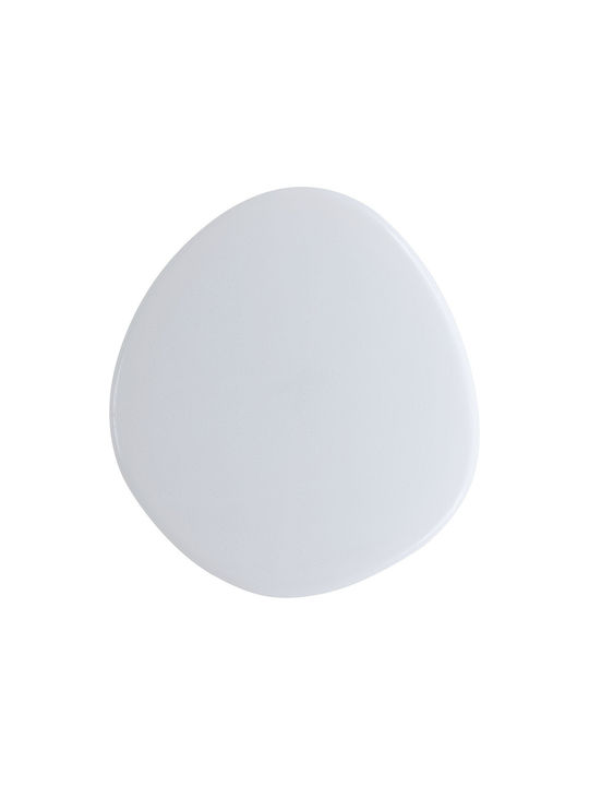 Eglo Sileras Smart Ceiling Mount Light 60cm White with Integrated LED and Remote Control