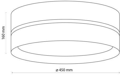 TK Lighting Linobianco Таванно осветление 45бр Бяла с Фасунга E27