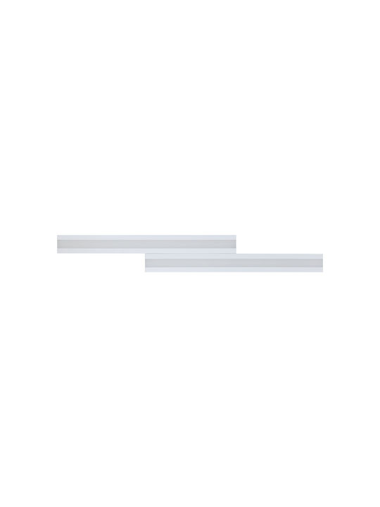 Eglo Saliteras Smart Ceiling Mount Light 116cm White with Integrated LED and Remote Control
