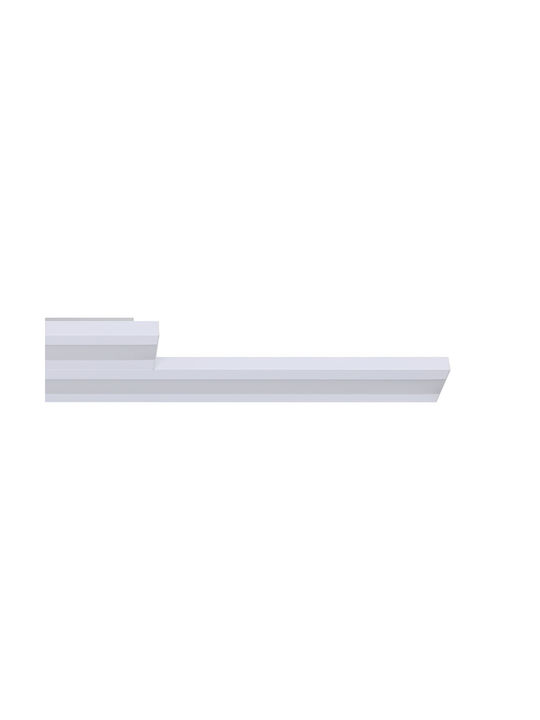 Eglo Saliteras Smart Ceiling Mount Light 116cm White with Integrated LED and Remote Control