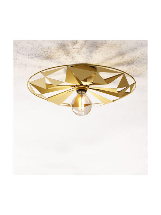 Eglo Castanuelo Ceiling Mount Light 42.5cm Gold with Socket E27