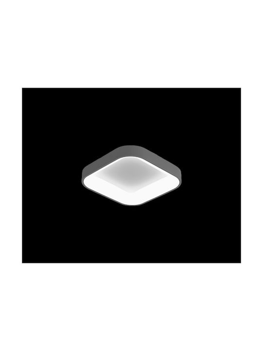 Atman Las Palmas Ceiling Mount Light 50cm Gray with Integrated LED and Remote Control