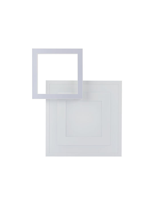 Eglo Savatarila-Z Smart Ceiling Mount Light 45cm White with Integrated LED and Remote Control
