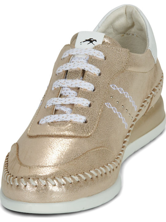 Damen Sneakers Gold