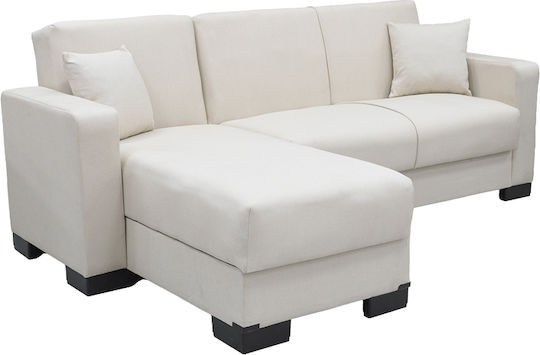 Dumma Ecke Sofa mit Bett mit Umkehrbarer Winkel & Stauraum Beige 226x146x86cm