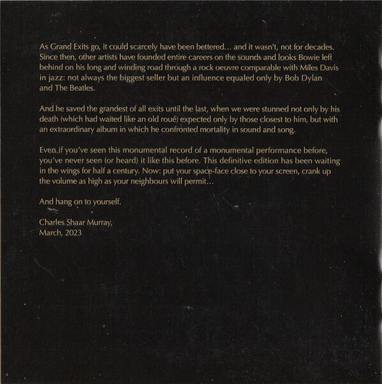 David Bowie Ziggy Stardust Spiders From Mars Motion Picture Soundtrack 50th Anniversary Edition Cd