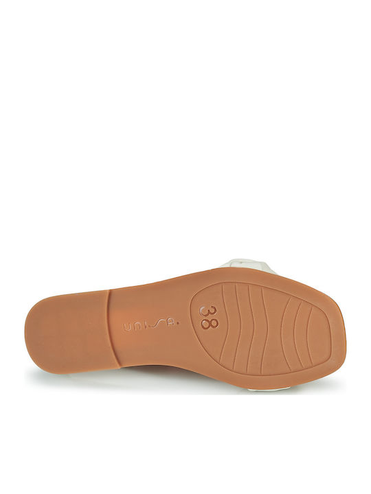 Celanda Flache Damen Sandalen Weiß