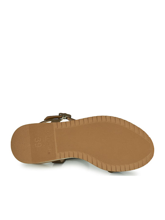 Kolla Damenplattformen Khaki