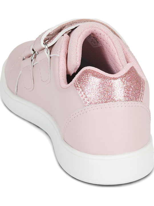 J Eclyper Kinder Sneaker Anatomisch mit Bügel- und Schleifenverschluss Rosa