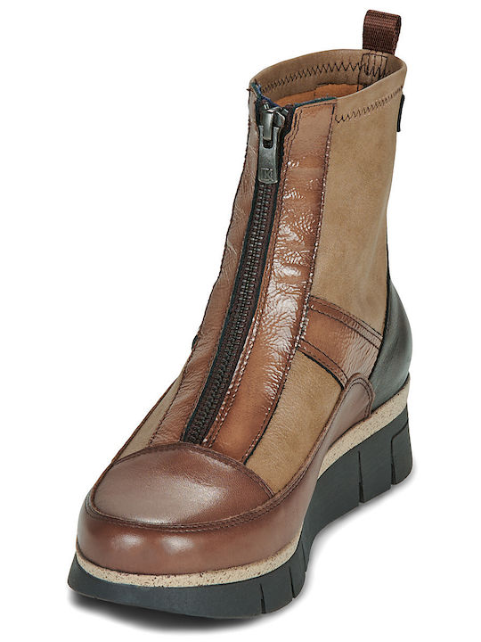 India Women's Ankle Boots Beige