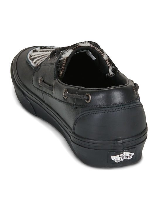 Γυναικεία Boat Shoes σε Μαύρο Χρώμα