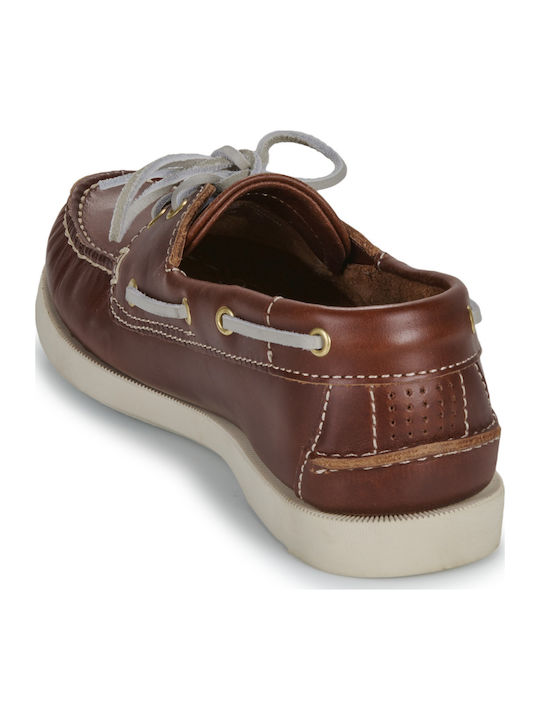 Γυναικεία Boat Shoes σε Καφέ Χρώμα